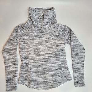 Marmot Women's Annie Quilted Pullover Sweatshirt Size S Heathered Grey